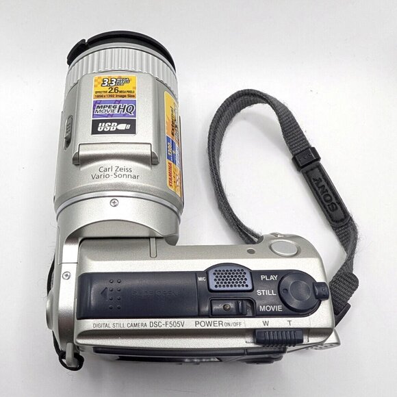 Sony Cybershot DSC-F505V TESTED Memory Sticks Adapter Charger Bag *No Battery* - Picture 6 of 14